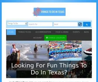 Funthingstexas.com(Attractions) Screenshot