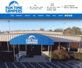 Funtimecampers.com(Braun's Fun Time Campers) Screenshot