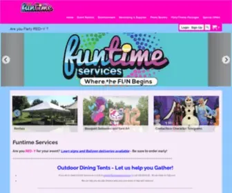 Funtimeservices.com(Funtime Services Rentals) Screenshot