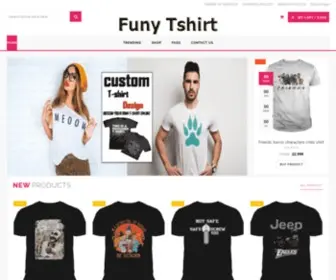 Funyshirt.com(Trend T Shirt Store Online) Screenshot