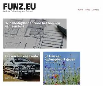 Funz.eu(Leukste Online Blog Van Europa) Screenshot