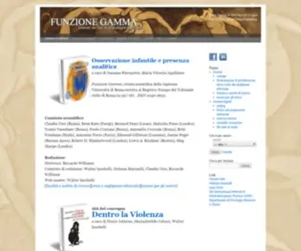 Funzionegamma.it(Sito e Journal di Psicologia di Gruppo Site and Journal of Group Psychology) Screenshot