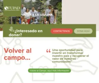 Fupad.org(Fundación Panamericana para el Desarrollo) Screenshot