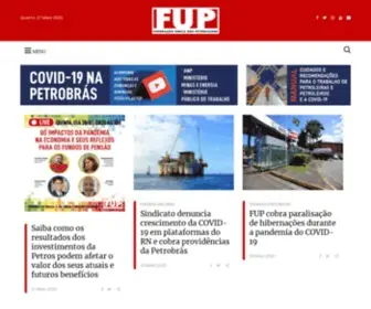 Fup.org.br(A federação única dos petroleiros (fup)) Screenshot