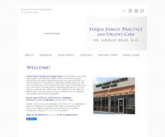 Fuquapractice.com(Fuqua Family Practice and Urgent Care) Screenshot