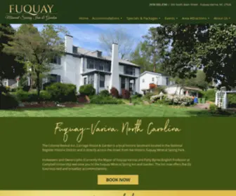 Fuquayinn.com(Fuquay Inn) Screenshot