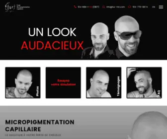 Fur-MC.com(Solution contre la perte de cheveux et calvitie chez les hommes) Screenshot