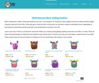 Furbytoyshop.com(Best Furby Toys) Screenshot