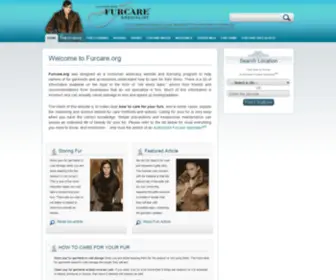 Furcare.org(Find an Authorized Furcare Specialist) Screenshot