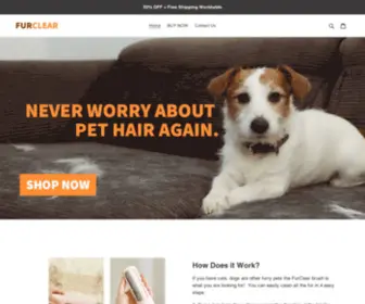 Furclear.com(Create an Ecommerce Website and Sell Online) Screenshot