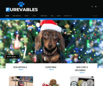 Furevables.com.au(Furevables Pet Boutique) Screenshot