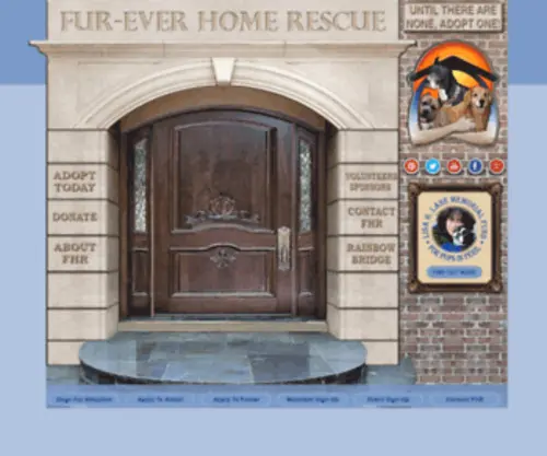 Fureverhomerescue.org(Fur-Ever Home Rescue...Until There Are None, ADOPT ONE) Screenshot