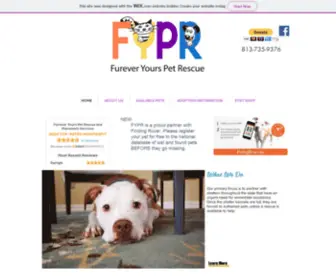 Fureveryourspetrescue.com(FYPR) Screenshot