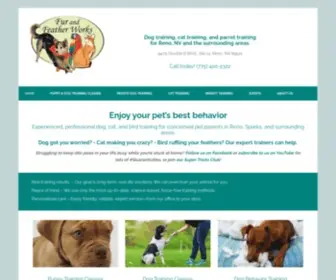 Furfeatherworks.com(Cat and Parrot Training for the Reno Area) Screenshot