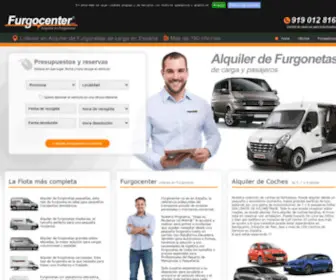 Furgocenter.com(Furgonetas de Alquiler en España) Screenshot