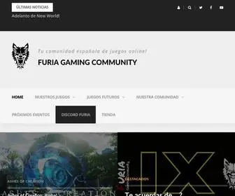 Furiaguild.com(Furia Gaming Community) Screenshot