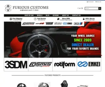 Furiouscustoms.com(JDM Aftermarket Performance Parts & JDM Wheels) Screenshot