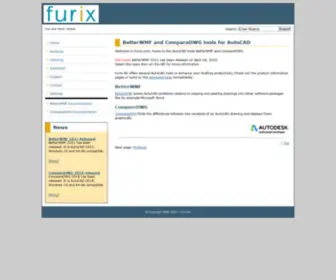 Furix.com(BetterWMF and CompareDWG tools for AutoCAD) Screenshot