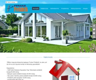 Furkanprefabrik.com.tr(FURKAN PREFABRİK) Screenshot