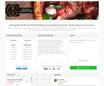 Furlongpizza.com.au(Furlong Pizza & Donner Kebab (Ballarat)) Screenshot