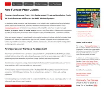 Furnacepriceguides.com(Compare Furnace Pricing) Screenshot