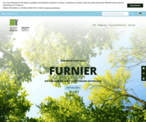 Furnier.de(Ökologie) Screenshot