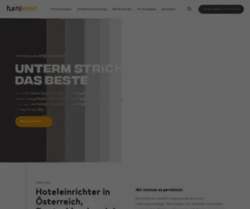 Furnirent.com(Hoteleinrichter Österreich) Screenshot
