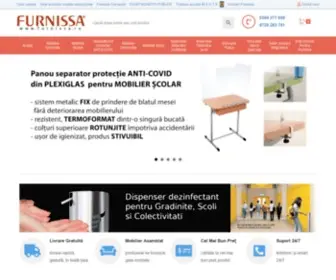 Furnissa.ro(Producator de mobilier scolar) Screenshot