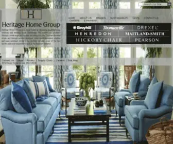 Furniturebrands.com(Heritage Home Group) Screenshot