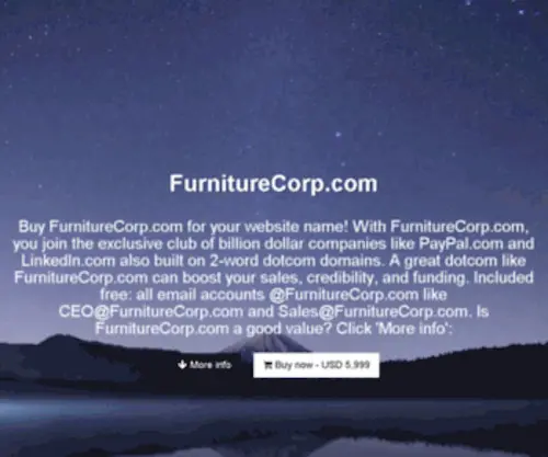 Furniturecorp.com(Furniturecorp) Screenshot