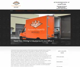 Furnitureexpertsmovers.com(MD VA Moving company) Screenshot