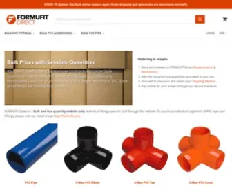 FurnituregradepVC.com(Order bulk quantities online from FORMUFIT Direct. Reasonably sized for anyone) Screenshot