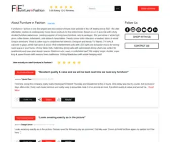 Furnitureinfashionreviews.co.uk(Furniture In Fashion Reviews & Feedback From Real Customers) Screenshot