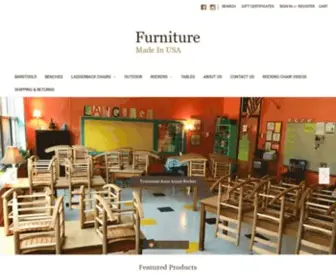 Furnituremadeinusa.com(Ladderback Chairs) Screenshot