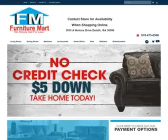 Furnituremartga.com(Duluth, GA) Screenshot