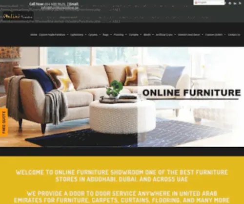 Furnitureonline.ae(Furniture Online) Screenshot