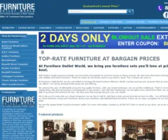 Furnitureoutletworld.com(North Carolina Furniture) Screenshot