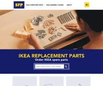 Furnitureparts.com(Order IKEA Replacement Parts) Screenshot