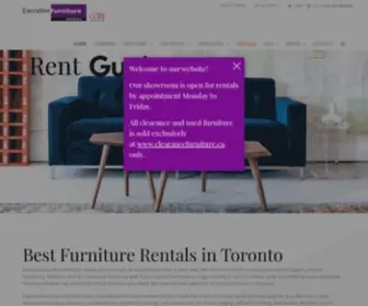 Furniturerental.ca(Home, Office & Event Furniture Rentals Toronto) Screenshot