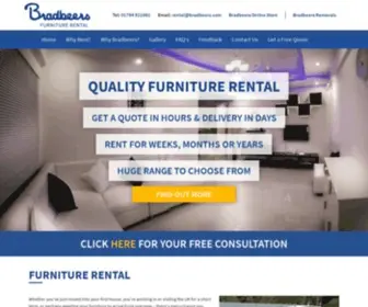 Furniturerental.co.uk(Home Furniture Rental & Hire London) Screenshot