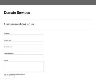 Furnituresolutions.co.uk(DomainServices) Screenshot