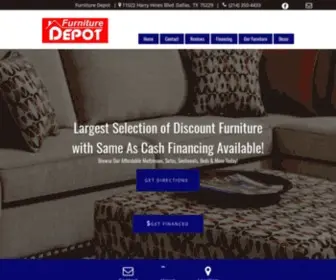 Furniturestoredallastx.com(Furniture store dallas) Screenshot