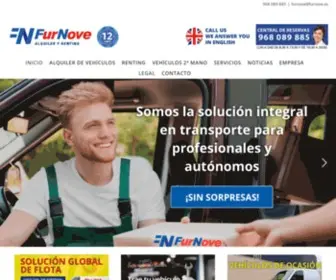 Furnove.es(Alquiler de furgonetas en Murcia y Cartagena) Screenshot