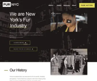 Furnyc.org(We are New York’s Fur Industry) Screenshot