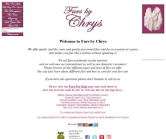 Fursbychrys.com(Used fur coats and pre) Screenshot