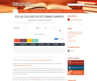 Furthereducationennis.com(Ennis College of Further Education) Screenshot