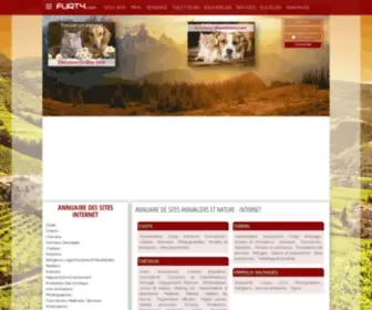 Furty.com(Annuaire professionnel et référencement de sites Internet sur les animaux et la nature du réseau Tele) Screenshot