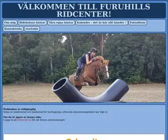 Furuhillsridcenter.se(VÄLKOMMEN) Screenshot