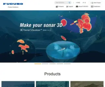 Furuno.com(Marrine) Screenshot