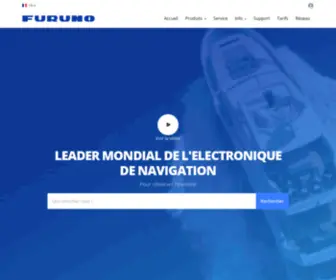 Furuno.fr(Leader mondial de la navigation électronique) Screenshot